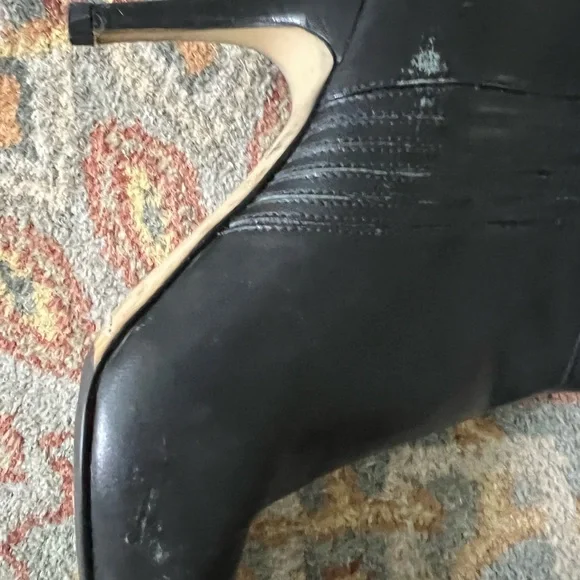 G-VGUC Cole Haan Black Boots with Stiletto Heel - Picture 6 of 16
